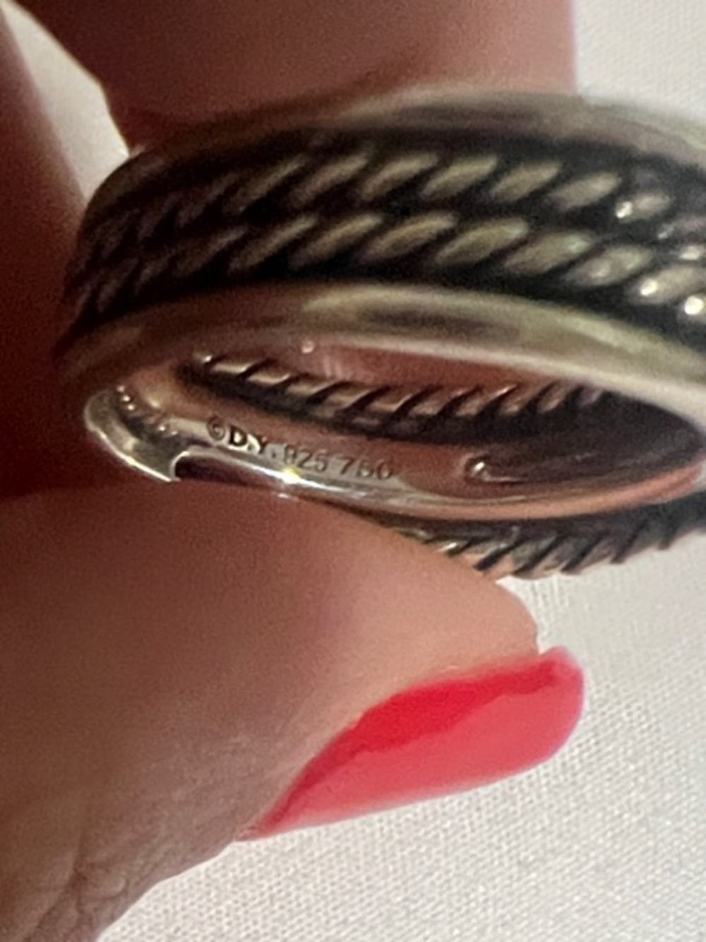 David Yurman X Crossover Band Ring - Picture 4 of 4